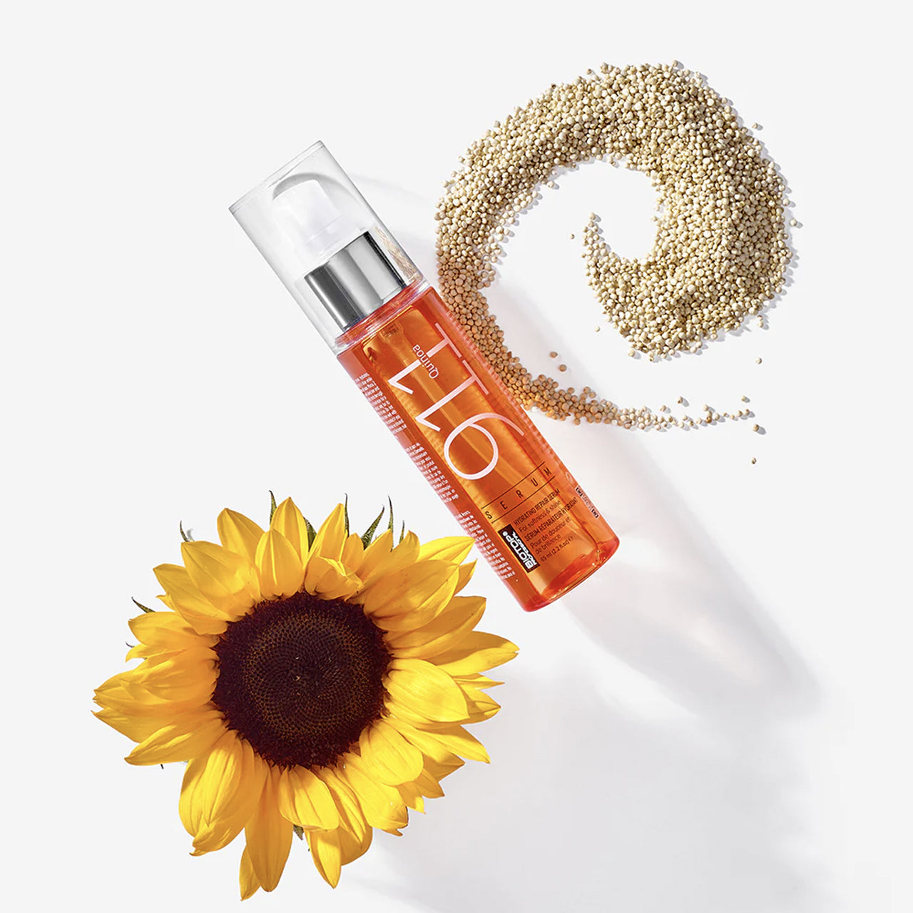 911 Quinoa Hair Serum: Hydrating & Shine Boosting Formula with Quinoa & Sunflower for Dry, Damaged Hair