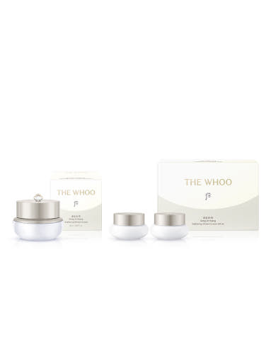 The Whoo skincare products on a white background